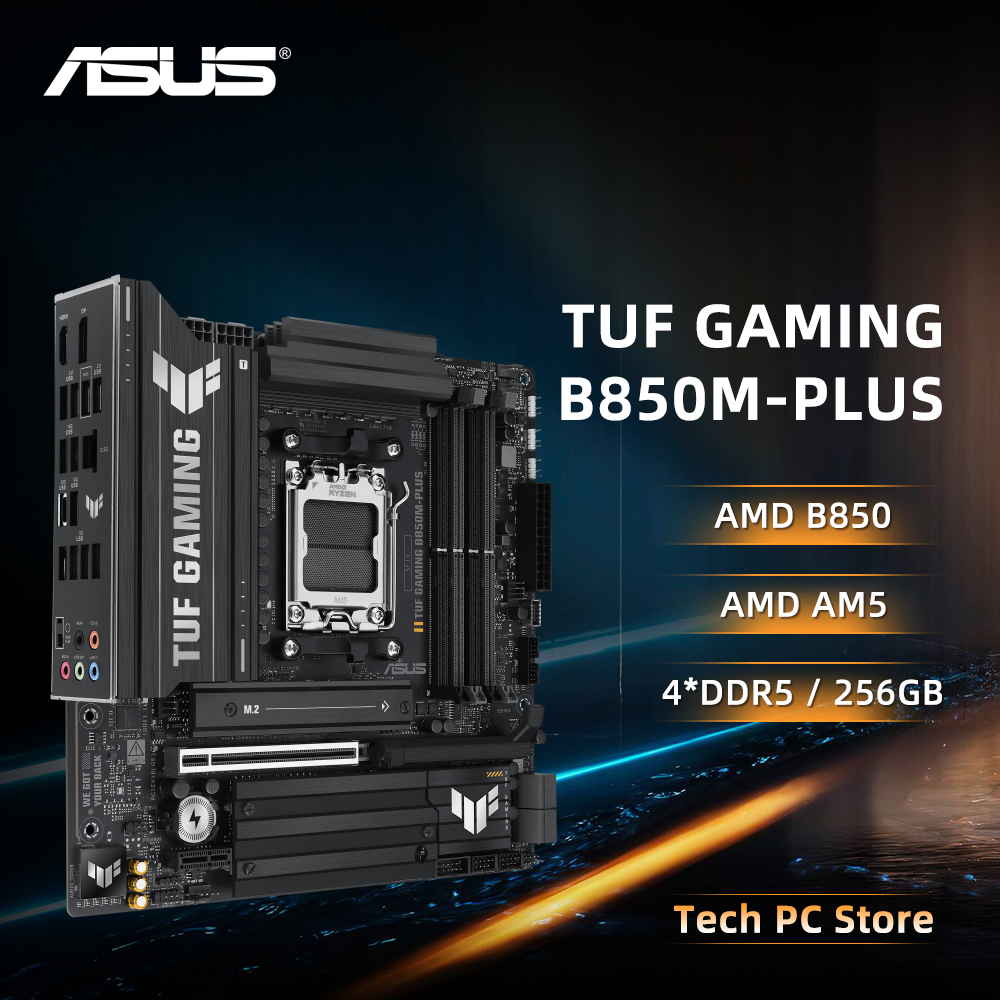 ASUS TUF GAMING B850M-PLUS AMD - X870E Atx Motherboard のレビューと価格